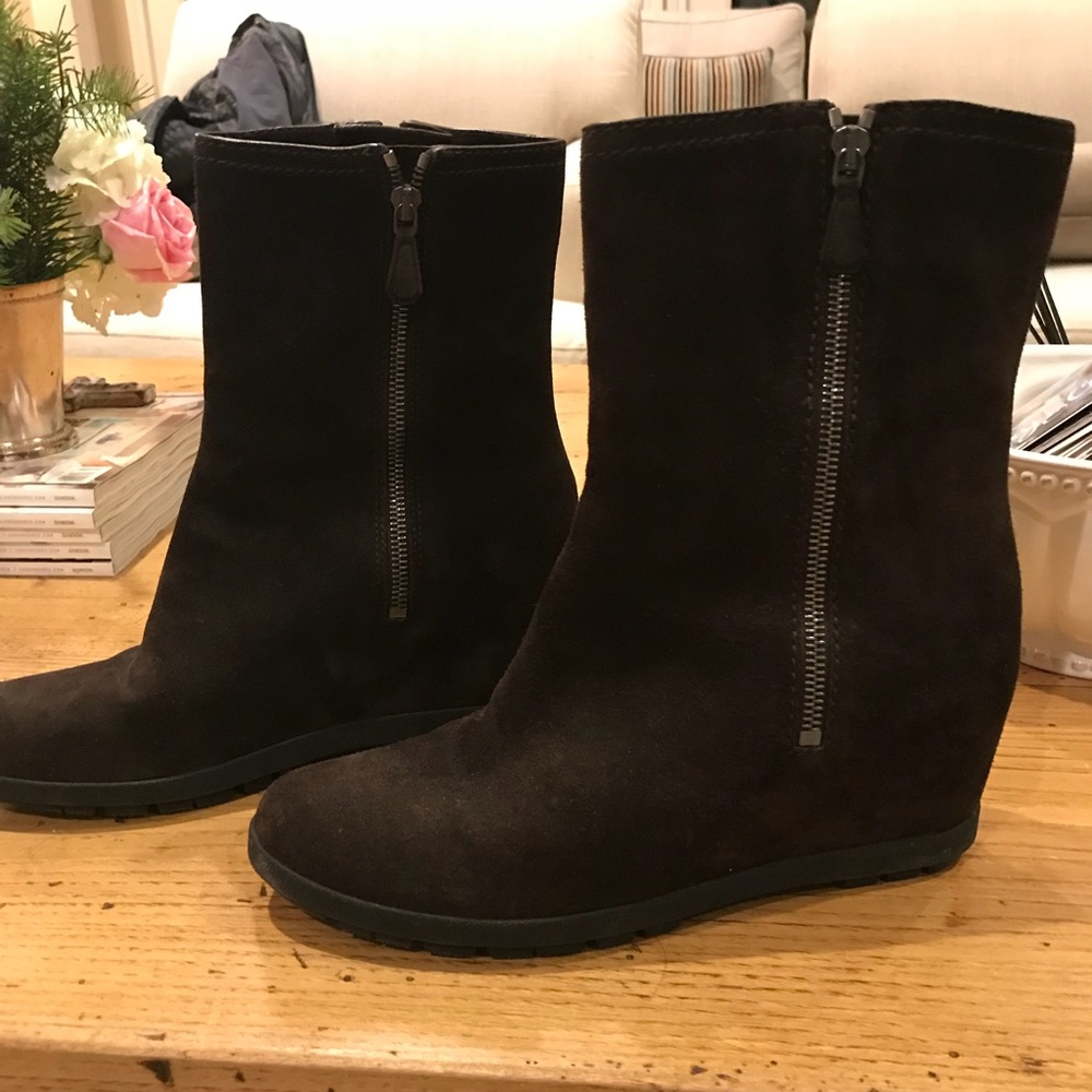 Prada Sport Suede ankle Boots